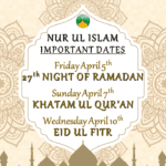 Ramadan Important Dates